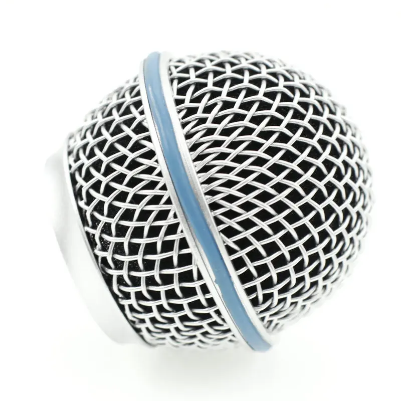 جديد استبدال الكرة رئيس شبكة ميكروفون مصبغة ل BETA58 BETA58A SM 58 SM58S SM58LC