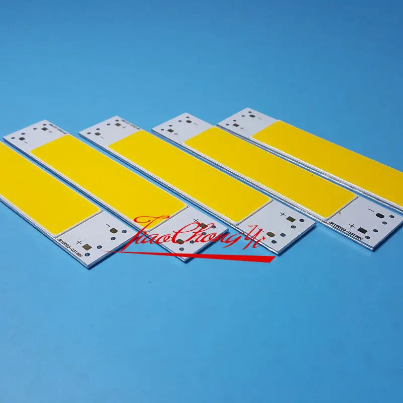 10W 100X20MM 10020 Warm White COB LED Panel Strip Lights DC9-12V For DIY lamps