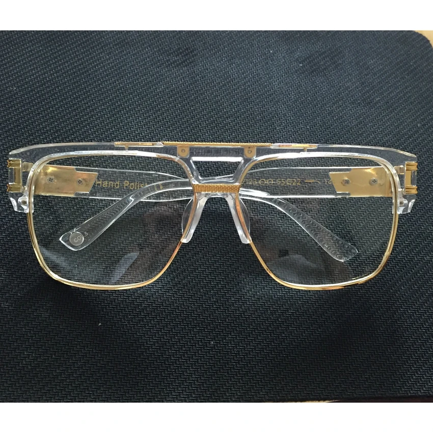 Peekaboo Half frame eyeglasses frames men square optical gold black eye glasses frames for women brand designers 2016 big