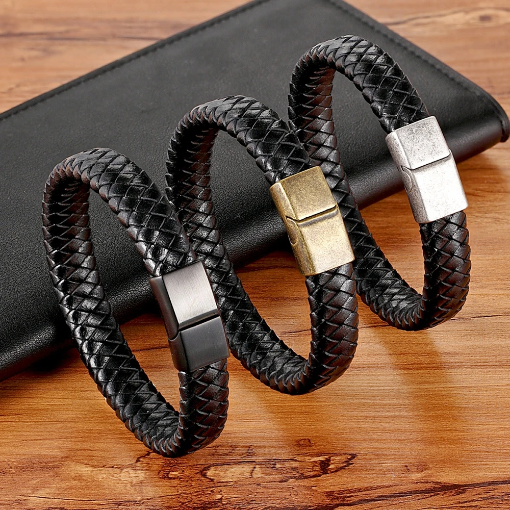 TYO Vintage Buckle 8 Colors For Choices Spacial Design Genuine Leather Bracelets For Men Women Accessories Jewelry Classic Gift
