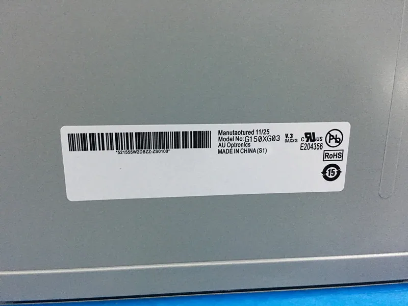 

100% оригинал 15 дюймов G150XG03V.3