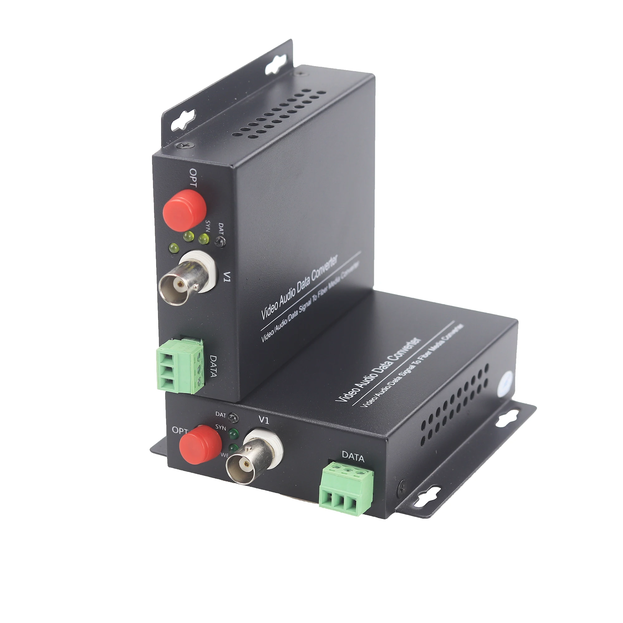 GZGMET 20Km 1 Channel Video Extender Single Mode Fiber Optic Media Converter Video RS485 Data EXTENDER