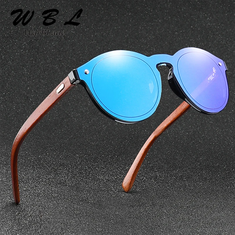 

WarBLade 2019 Wood Glasses Black Walnut Male Sunglasses Eyewear Accessories Female Sunglasses Rimless for Men glasses Hot