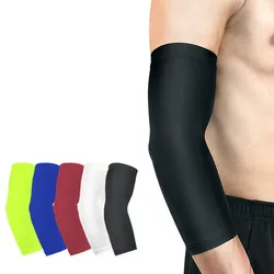 1 pz Running Man Sports basket manica da braccio ciclismo compressione scaldamuscoli protezioni per gomiti supporto per uomo