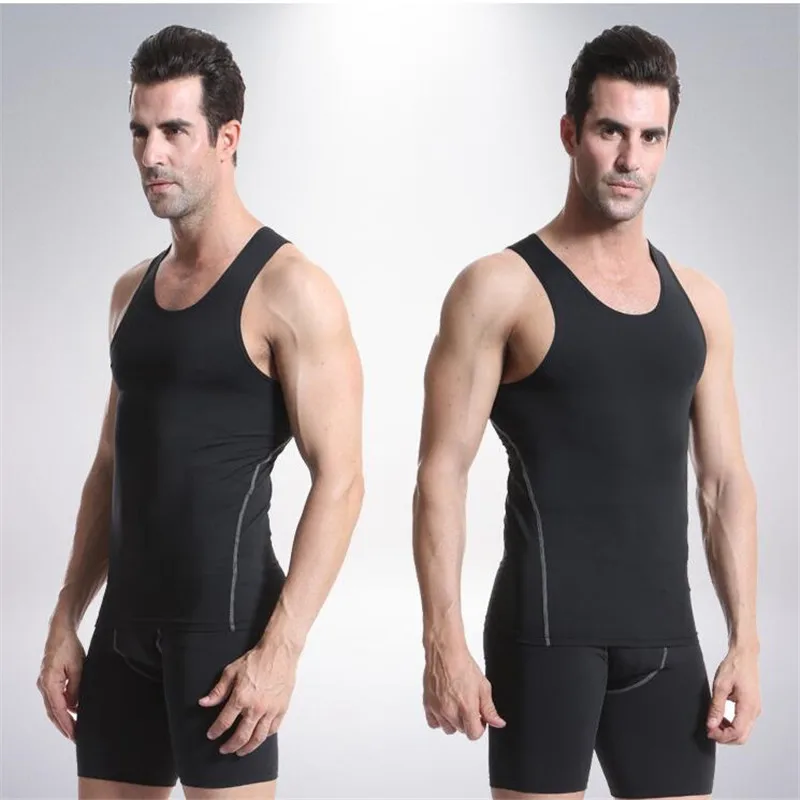 Quick-dry Wicking Body Compression Base Layer PRO Tight Vest Elastic Thermal Under Tank Tops Thermal Under Bottoming Underwear