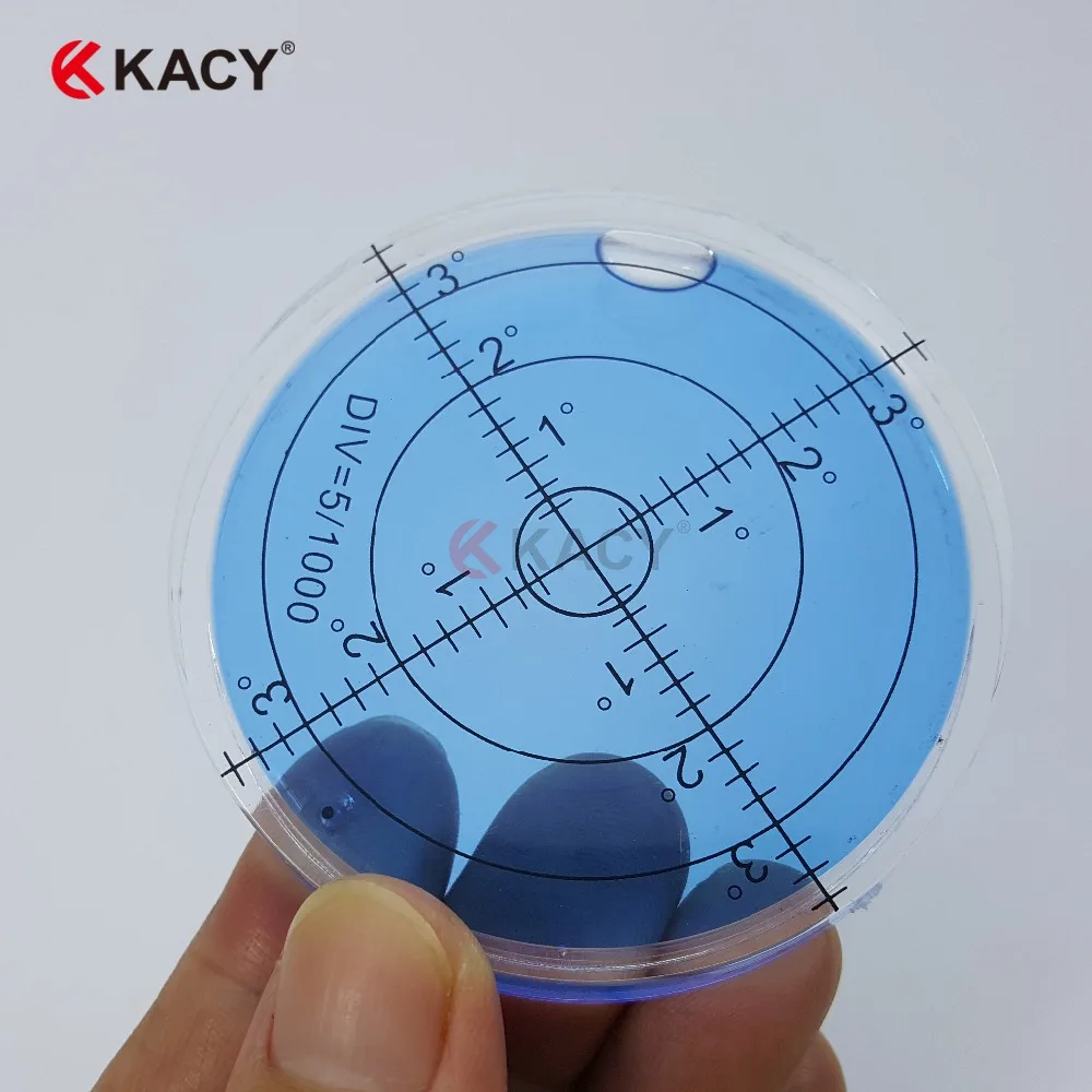 KACY-60x10mm 고정밀 불세아이 버블 스피릿 레벨, 건설 공구, 2 개입