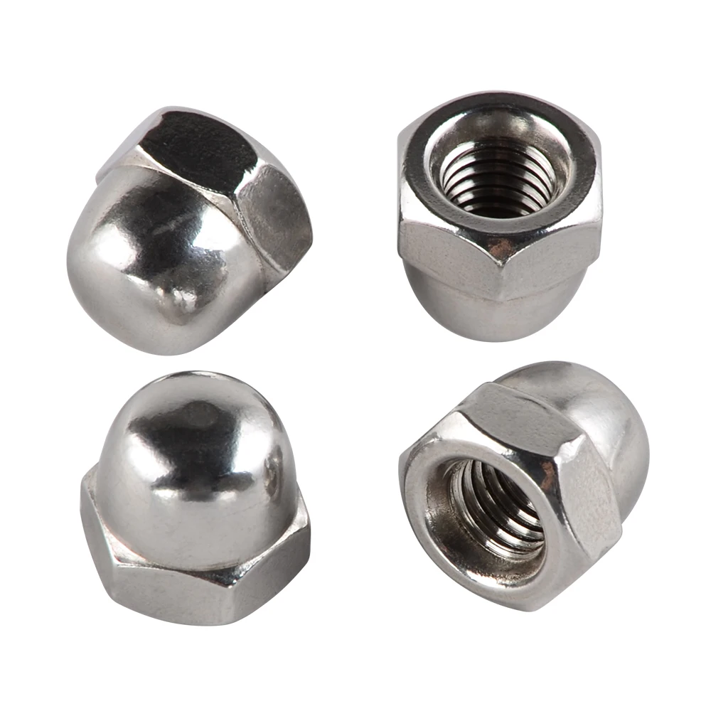 4Pcs M6 M8 M10 Acorn Cap Nut Cap Fit For Honda Suzuki Yamaha Motorcycle Dome Head Nut 6MM 8MM 10MM M6x1 M8x1.25 M10x1.25