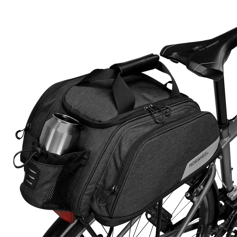 

11L ROSWHEEL 141472 Mountain Road Bike Bicycle Cycling Rear Seat Rack Trunk Bag Pack Pannier Carrier Shoulder Bag Handbag