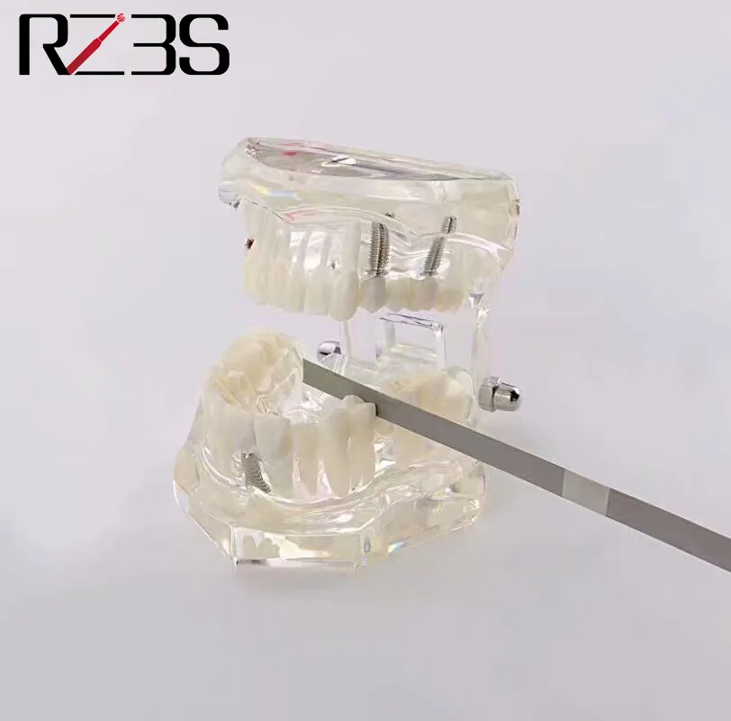 Tiras abrasivas de diamante IPR de acero inoxidable para ortodoncia, ranuradas dentales, grano medio de 2,5 MM,4 MM, 6MM (lado simple/doble)