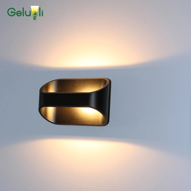 Modern Style Fashion Surface Wall Mounted Up Down Led Wall Lamp, Hotel Bedside Decoration Wall Light Corridor Led Light  5W