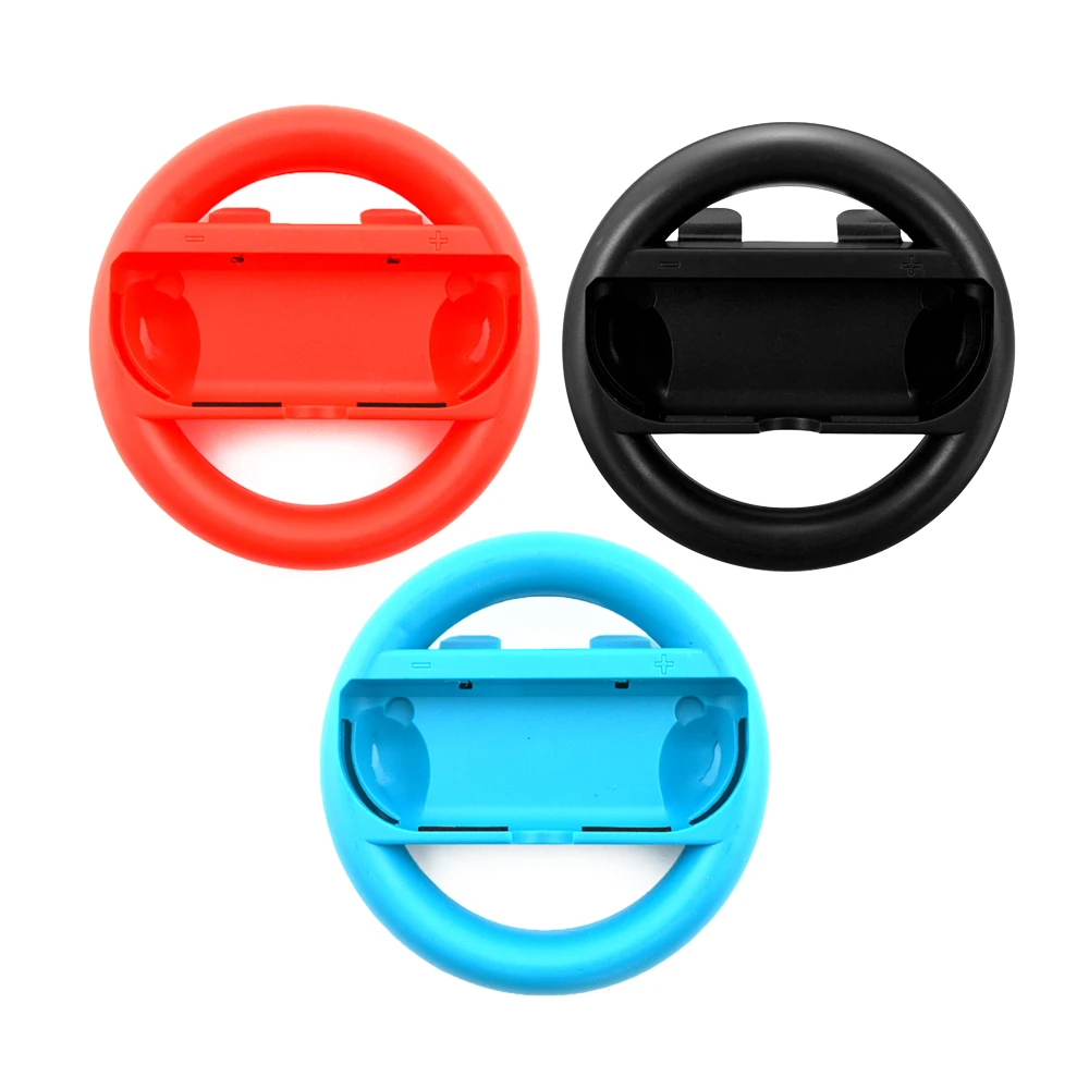 

2PCS High quality Joy-con Racing Game Steering Wheel Handle Hand Grip Holder Gamepad for NS N-Switch Left Right Joystick