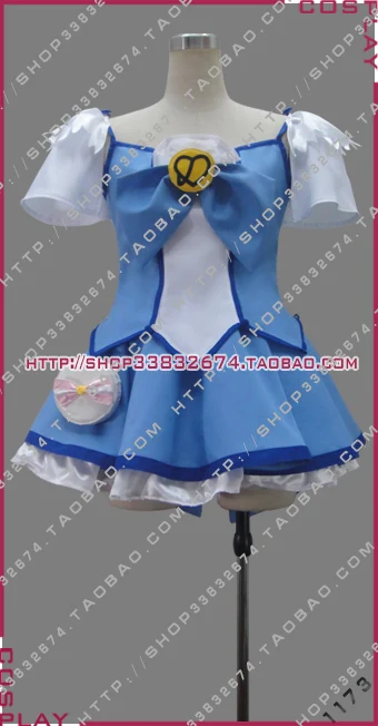 

Smile Pretty Cure Aoki Reika Cure Beauty cosplay costume S001