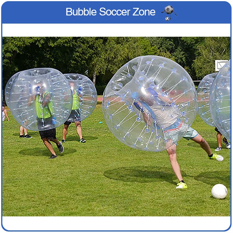 축구공 팽창식 범퍼 볼, 공기 범퍼 볼, 바디 축구 Zorb 볼, 무료 배송, 0.8mm PVC, 1.5m