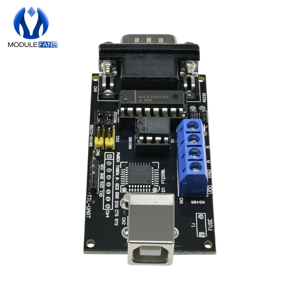 FT232BM/BL FTDI Standard USB Ke Serial RS232 TTL UART RS485 Converter DB9 Adapter Controller Module Board UNTUK Arduino
