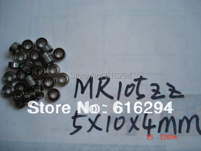 

Free shipping 50PCS MR105ZZ bearing 5*10*4mm P6 MR105ZZ mini ball bearing