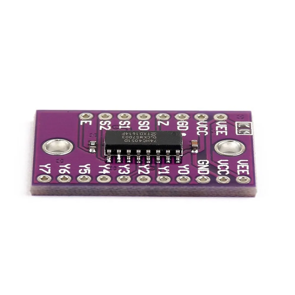 74HC4051 – multiplexeurs à commande numérique, interrupteur électronique à 8 canaux, simple, CD4051