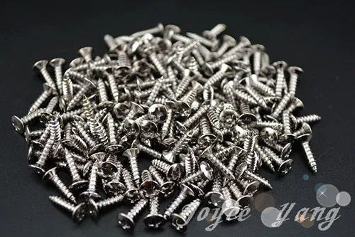 

Thousand of Chrome Guitar Pickguard Screws For Fender Strat/Tele Electric Guitar Bass Free Shipping Wholesales