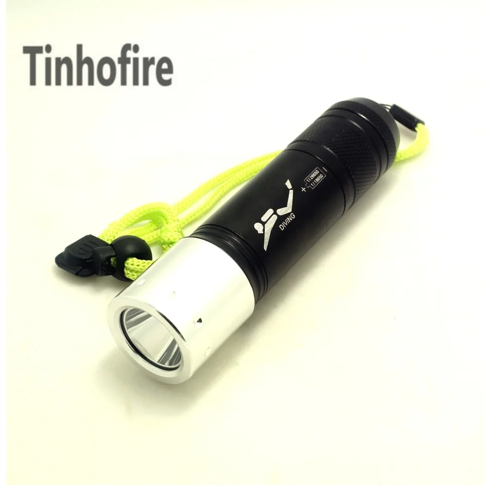 

Tinhofire D37 Underwater 2000 Lumen T6 3-mode LED Waterproof 100m Swimming Diving Flashlight Light Dive Light Lamp