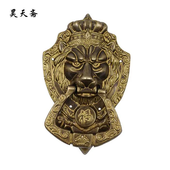 

[Haotian vegetarian] antique copper beast handle / Antique Hardware / antique furniture copper fittings / HTA-022