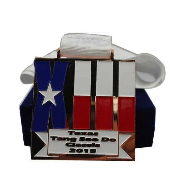 Custom Die Casting Zinc Alloy Medals for Souvenir cheap custom flag medals with ribbons