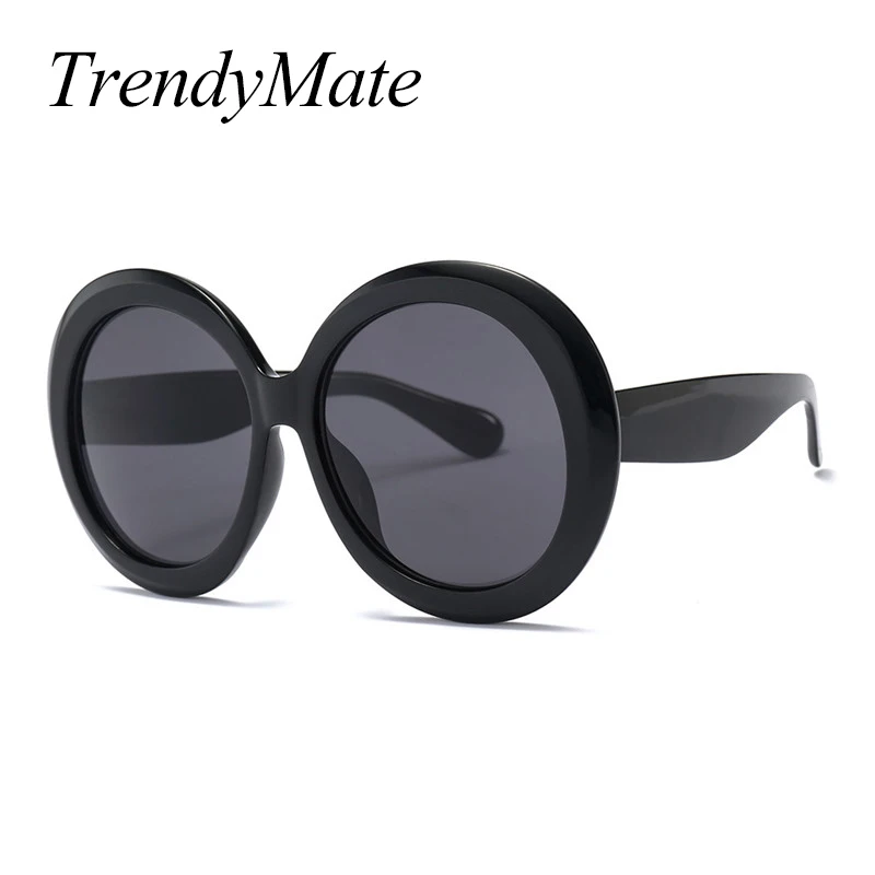 

Oversized Sunglasses for Women Brand Designer Men Sun Glasses Round Frame Oculos De Sol Eyeglass Lunette De Soleil 5397