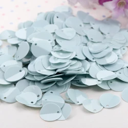 240pcs 12mm Cup Oval Folding Sequins Horse Eyes Shape Crafts frosted Loose Paillettes Stickers Diy Wedding Sewing Accessories