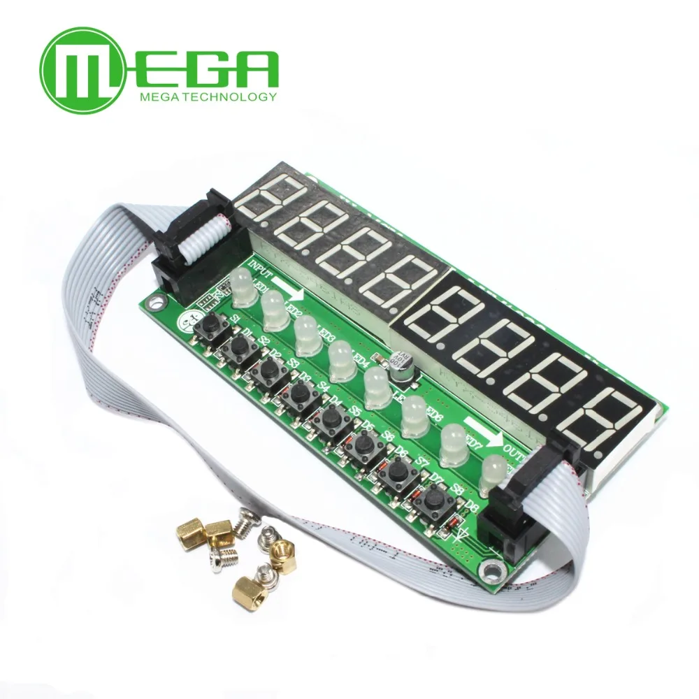 JY-LKM1638, F71A   8* Digital Tube + 8* Key + 8* Double Color LED Module TM1638 Can be Cascaded Replace CH452 / MAX7219