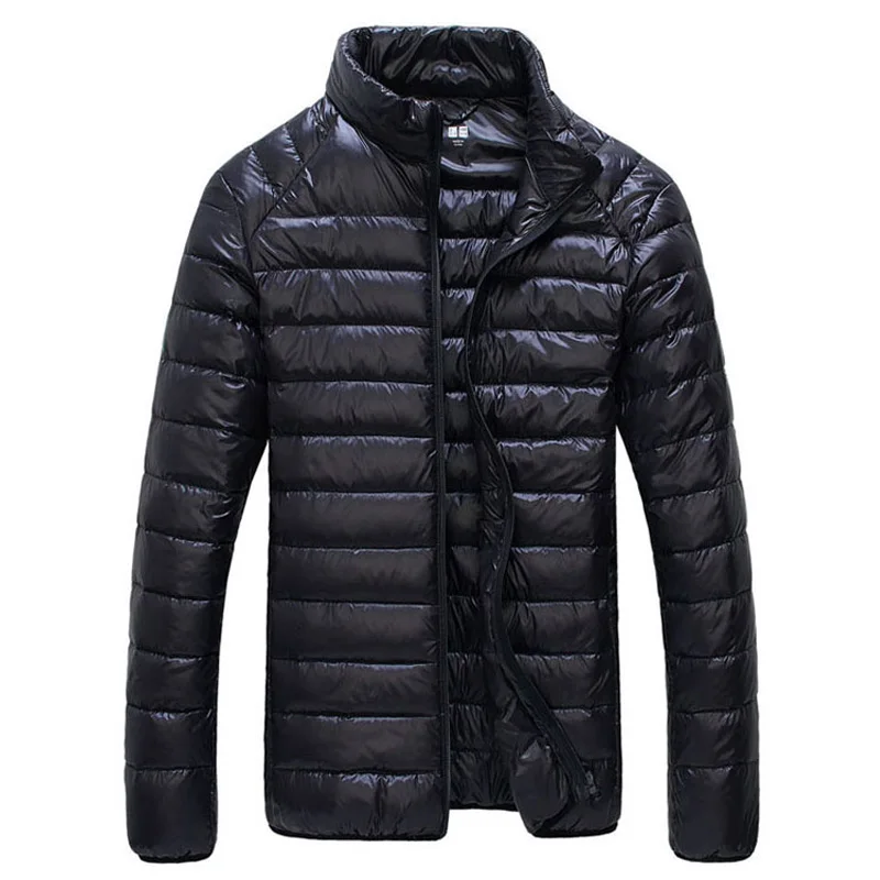 0-10℃ Men Winter Jackets Autumn Winter Ultra Light Duck Down Jackets Casual Portable Puffy Winter Coat for Men 4XL 5XL 6XL