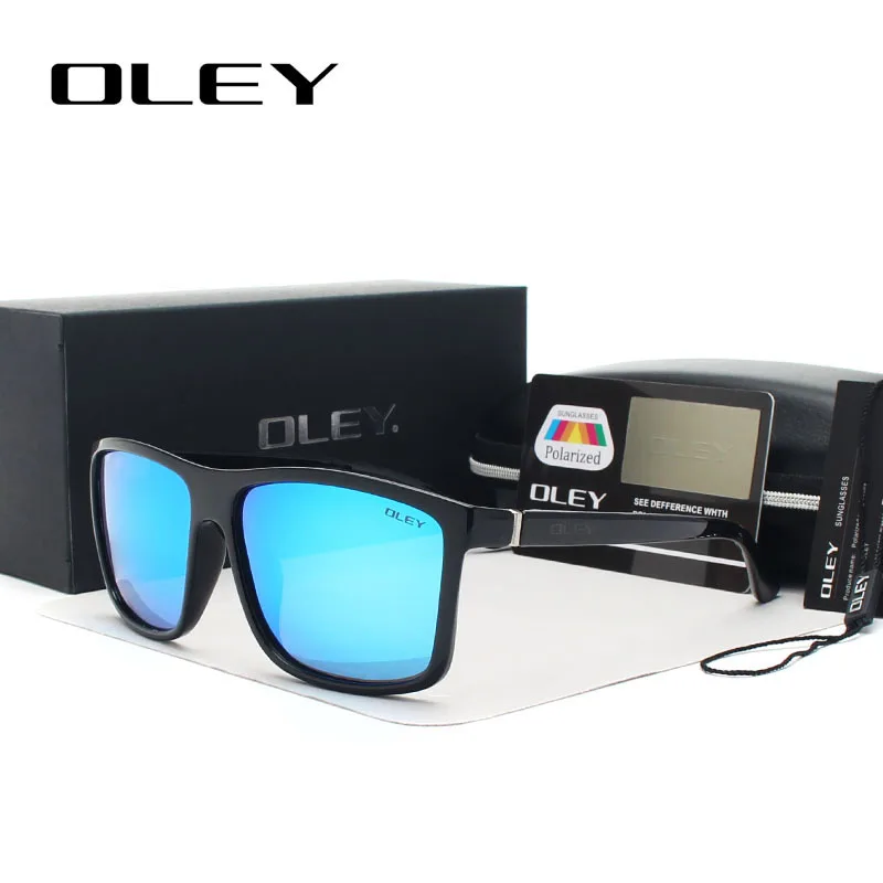 OLEY Brand Vintage Style Sunglasses Men Classic Male Square Glasses Driving Travel Eyewear Unisex Gafas Oculos UV400 Y6625