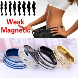 Fashion Jewelry Healthcare Hand String Slimming Magnetic Therapy Weight Loss Ring Bagues Stainless Steel Rings Men Women