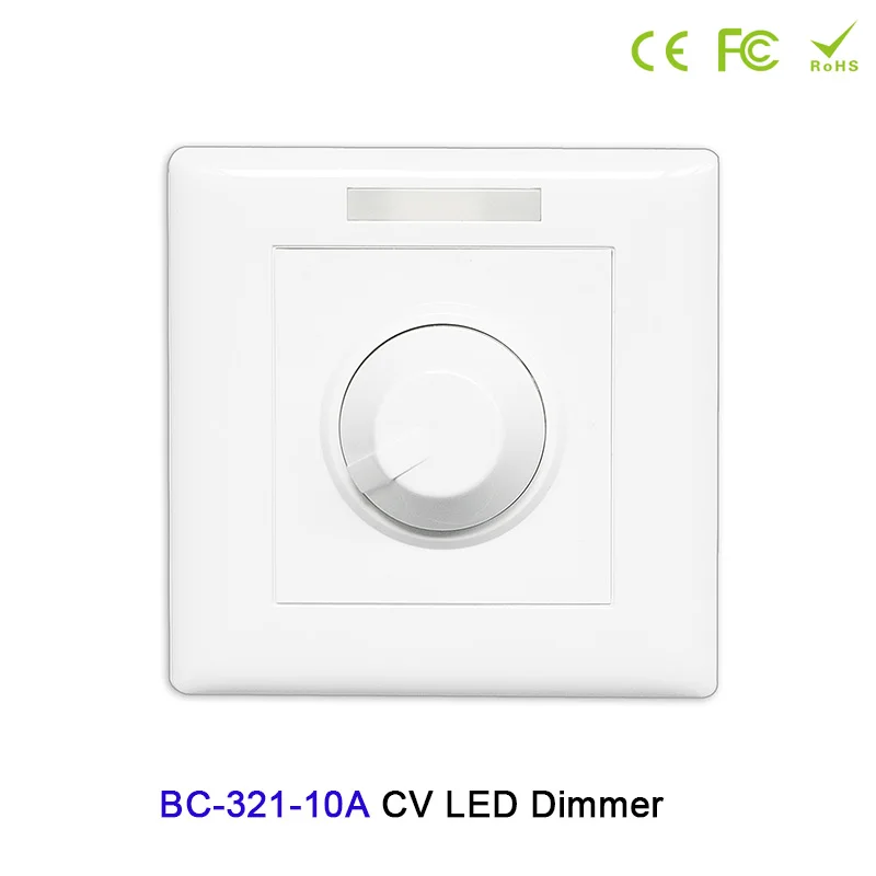 BC-321-DC12V-24V 10A knob style Constant voltage PWM dimmer 10A manual switch controller for LED light lamp