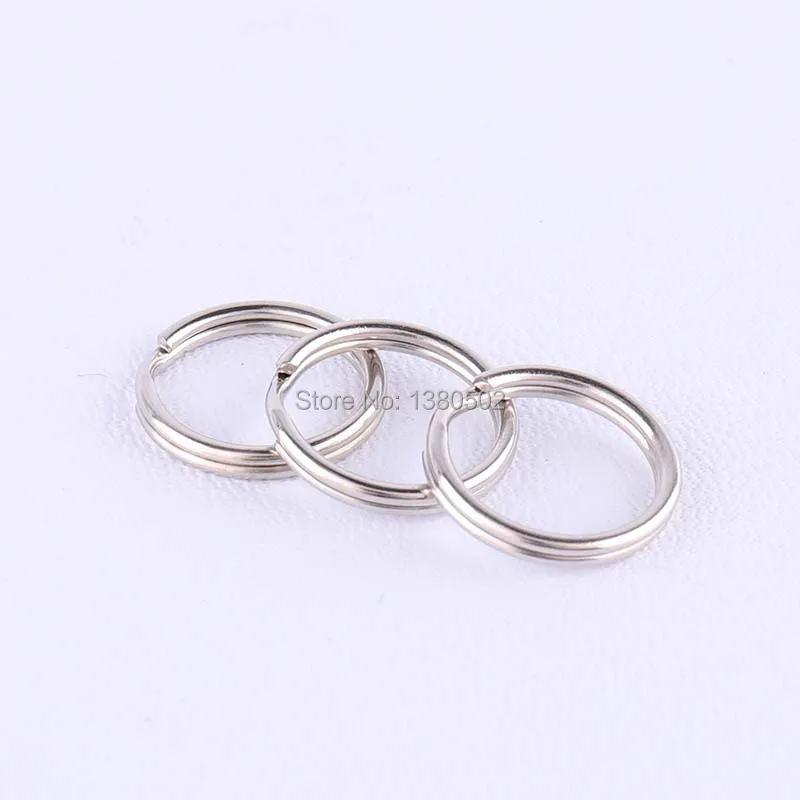 20pcs 22/25/28/30mm nickel plated color key ring Split Ring  key chain diy accessories