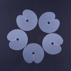 헤어 익스텐션 열 융합 보호기 쉴드 템플릿 디스크 두피 보호기, 50PCS