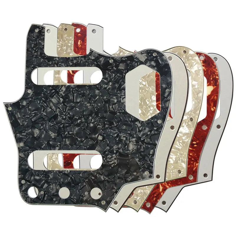 Pleroo Custom Guitar Scratch Plate-Para 10 Scwer Buracos EUA Jaguar Guitarra Pickguard Scratch Plate Peças de Guitarra Multi Color Choice