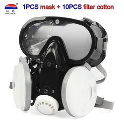 9600A dust gas mask  high quality Anti-fog Full face respirator mask Spray paint smoke Synthesis protective mask