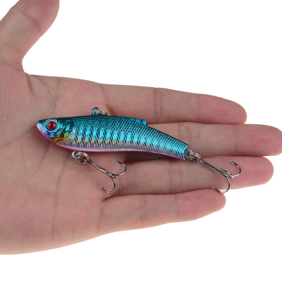 1pcs Winter VIB Lure Hard Bait 7cm 20g Long Shot Crankbait Wobblers Sinking Isca Artificial Leurre Peche Fishing Lure For Pike
