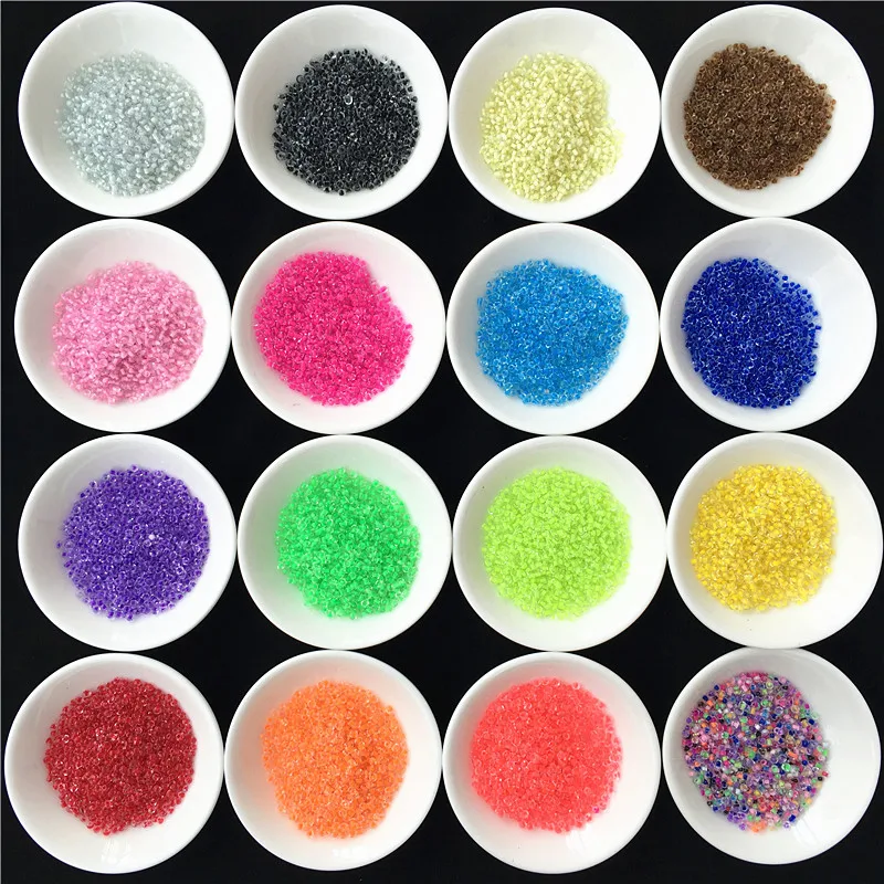 

20g/2000pcs 2mm Czech Seed Spacer Beads Mini Glass Seed Beads Diy Jewelry Making Material For Handmade Jewellery Sewing Fittings