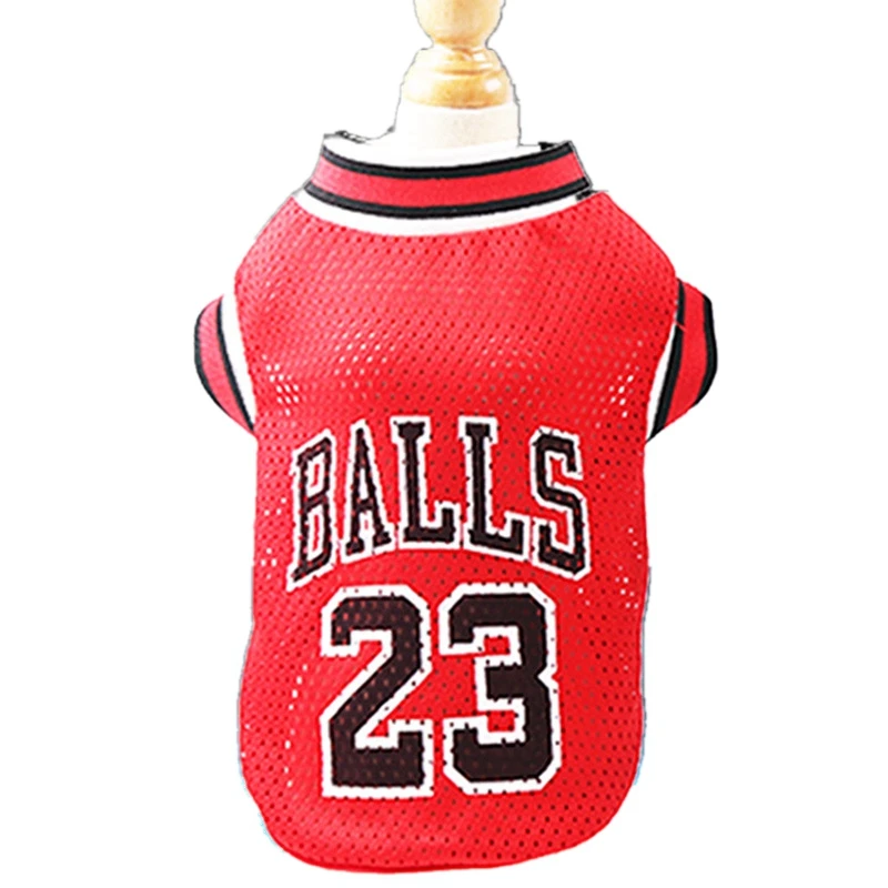 Dog Shirts Vests Spring Summer Sweatshirt Basketball Football Jersey  Dog Clothes for Small Dogs