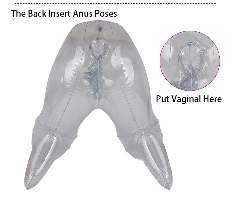 Transparent Inflatable Doll, M-Type Leg Inflatable Sex Dolls With Pussy,  Life size Half Body inflatable female sex doll 799 | AliExpress