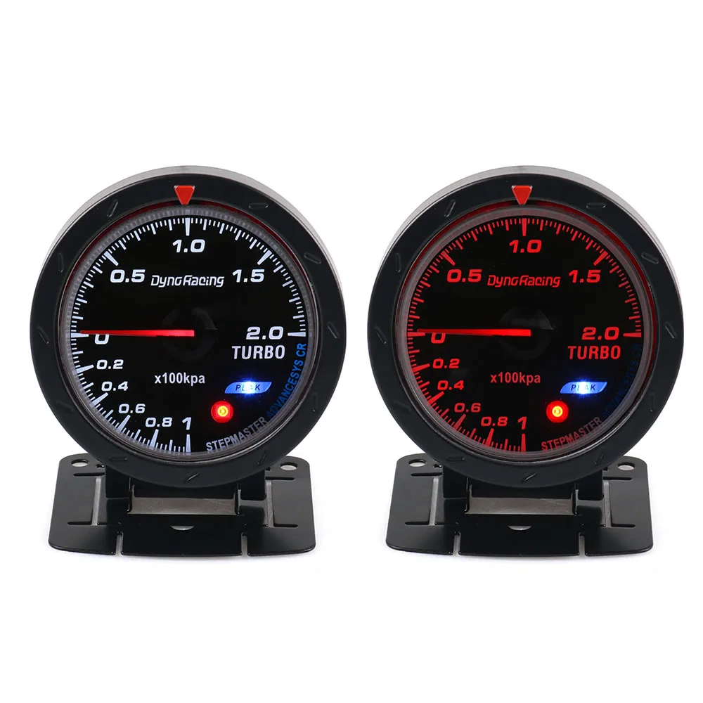 Dynoracing 60MM Car Turbo Boost gauge + Adjustable Turbo Boost Controller Kit 1-30 PSI IN-CABIN Car Gauge Car Meter