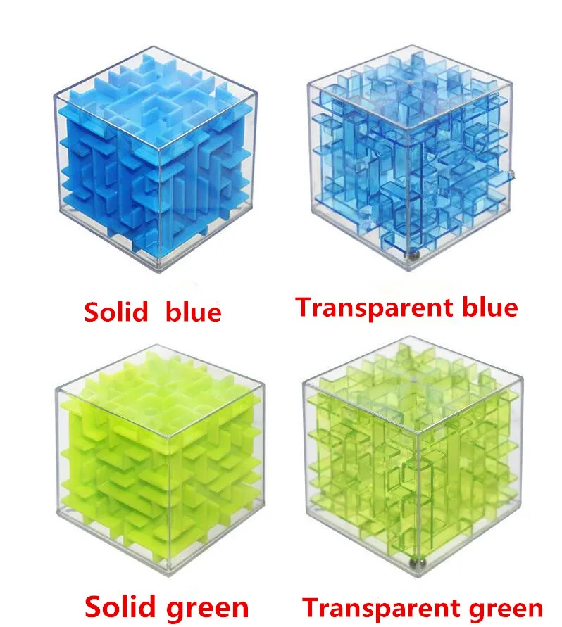 3D Mini prędkość Cube Maze magiczna kostka łamigłówka Puzzle gra Cubos Magicos zabawki edukacyjne labirynt tocząca się piłka zabawki dla dzieci dorosłych