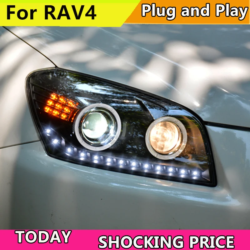 Doxa Car Styling For Toyota RAV4 Headlights 2009 2010 20112012 2013 RAV4 Head Light Q5 Bi Xenon Lens H7