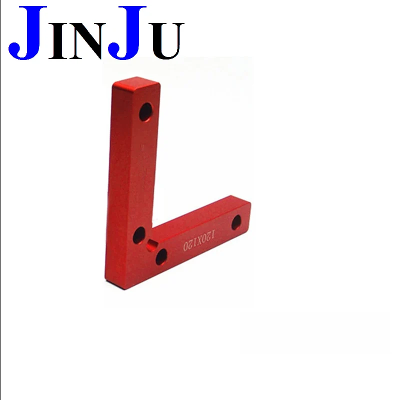 1 PC Woodworking 90 Degrees Try Square Angle Ruler Rectangular Device Fixing Clipper  Clamp Ruler  AluminumTool