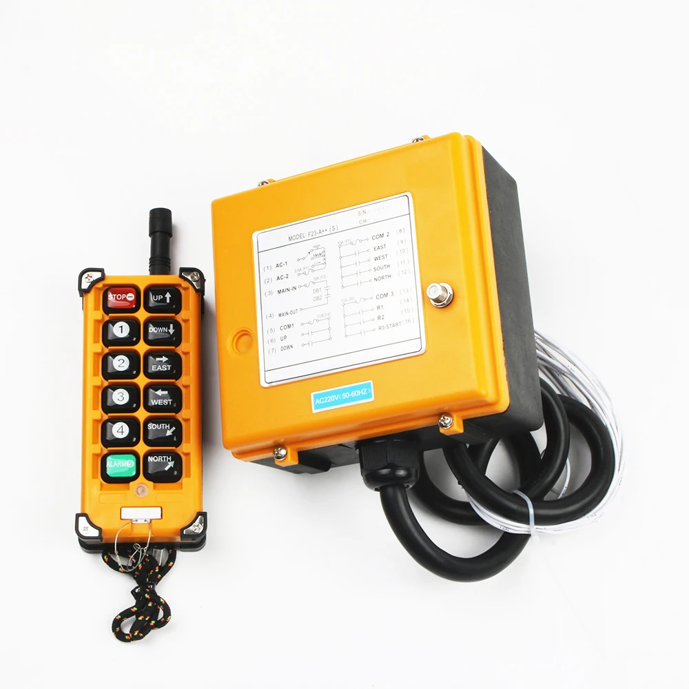 Industrial Wireless Radio remote controller switch F23-A++S 1 receiver+ 1 transmitter speed Hoist Crane Lift radio control Crane