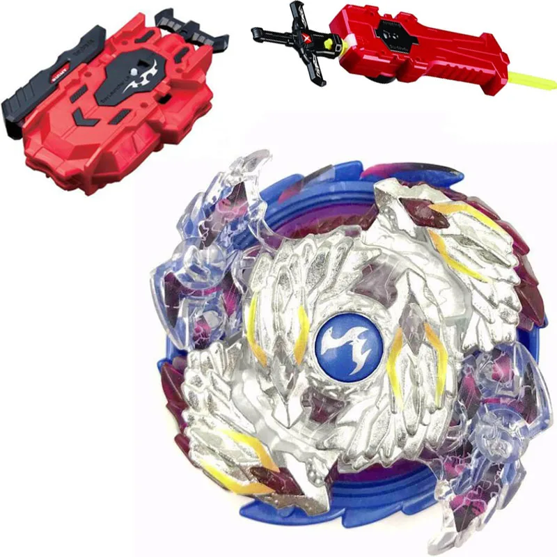 Spinning Top Nightmare Longinus / Luinor STARTER w Launcher B-97 + LR RED Launcher and Sword Launcher