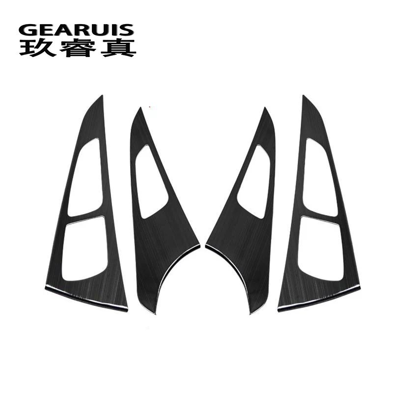 Car styling Interior Door Handle Covers Trim Door Bowl Stickers decoration Frame for Audi A6 C7 Stainless Steel auto accessories