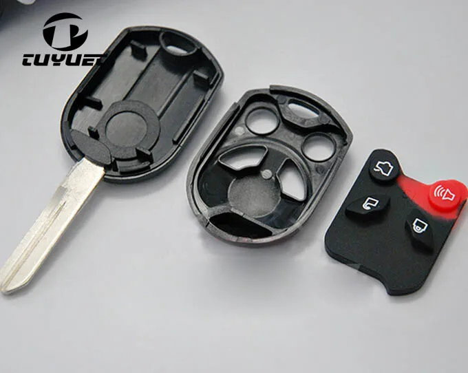 4 BUTTONS KEYLESS REMOTE FOB KEY SHELL FOR FORD EDGE RAPTOR ESCAPE REPLACEMENT CASE