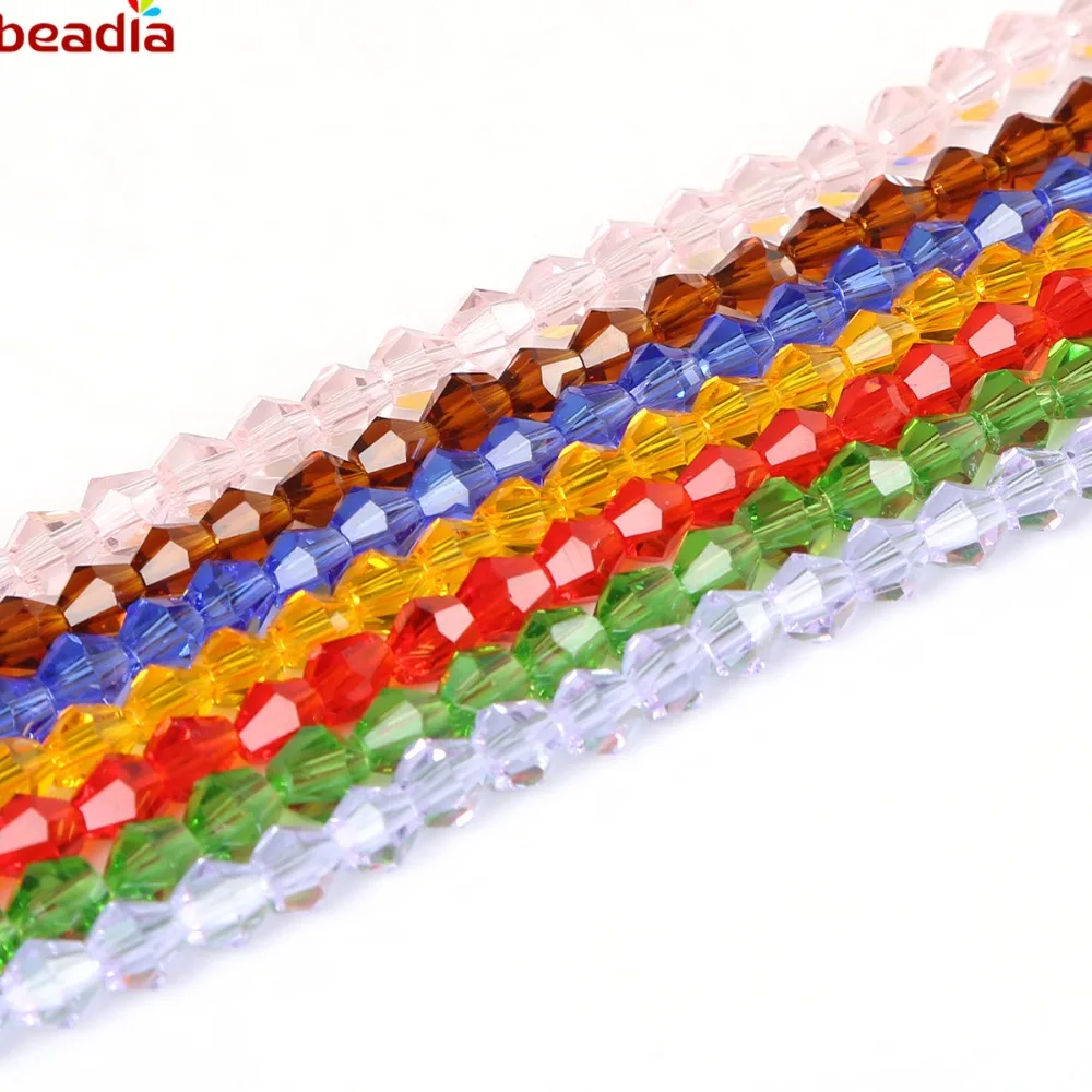 New Arrival Approx135pcs/lot 3mm Crystal Beads Charm Faceted Glass Bead Loose Spacer Bead For DIY Handmade Jewelry Making