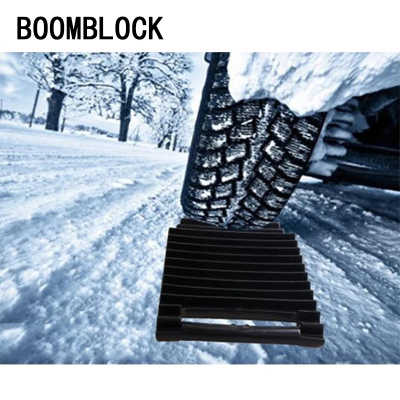 

BOOMBLOCK 1pcs Car Tire Anti-slid Snow Sand Pad For Opel Astra H G J Volvo S60 V70 XC90 Citroen C5 C4 C3 Subaru Accessories