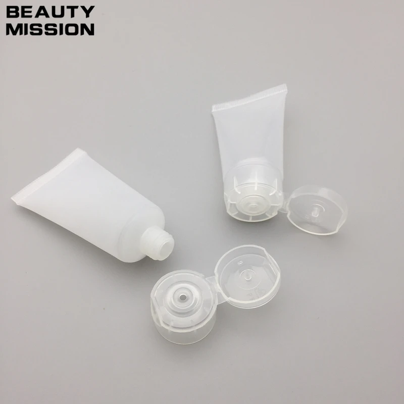 15ml clear lotion plastic soft tube for cosmetic skin care cream packaging,15g squeeze container bottles with flip cap